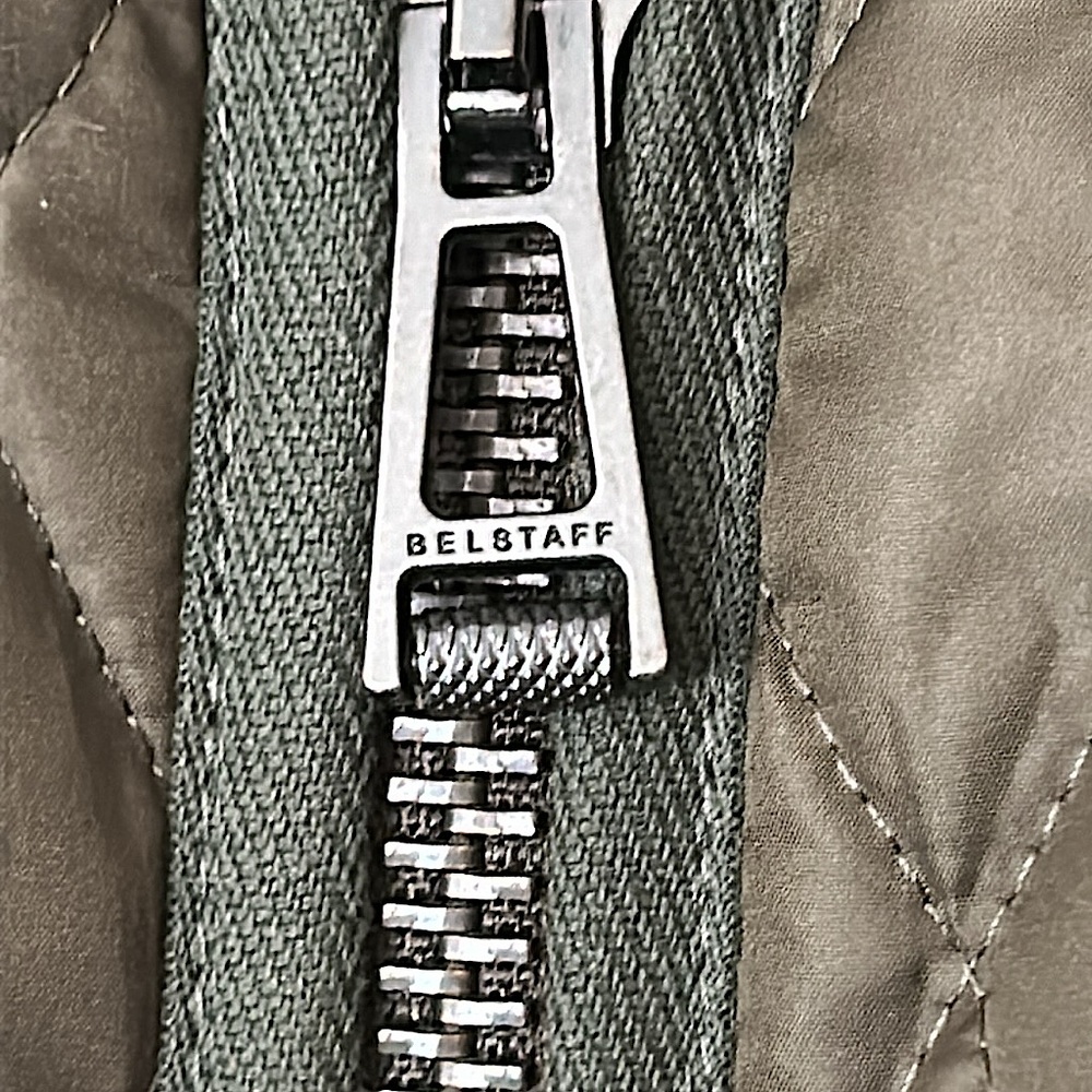 Belstaff Army Green Aynsley Diamond Quilted Jacket Coat **Sz 44/US Size L** 💚💚 - Picture 7 of 10